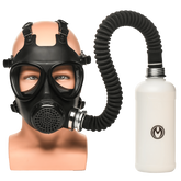 Master Series BDSM Play Inhaler Gas Mask With Bottle Bondage Hoods